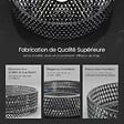 EMKE - EMKE Vasque à Poser Ronde, 360 x 360 x 112 mm, Lavabo en Verre Noir, Design Montage sur Comptoir - vignette