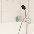 GROHE - Pack mitigeur mécanique Quickfix Start 2021 + Douchette 2 jets Vitalio Start 110 + Flexible1750 mm et support - vignette