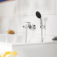 GROHE - Pack mitigeur mécanique bain douche Start Loop chromé + Flexible dche VitalioFlex Comfort 1750 et support - vignette