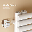 EMKE - EMKE Sèche-Serviettes Chauffage Central 1660 x 600 mm 1075W – Radiateur Salle de Bain Eau Chaude, Blanc - vignette