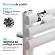 EMKE - Sèche-serviette eau chaude EMKE raccord latéral radiateur sèche-serviettes blanc 174 × 50 cm 683 watts - vignette