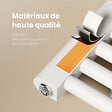 EMKE - EMKE Sèche-serviette eau chaude, Radiateur sèche-serviettes raccordement central Blanc 120x60cm 598Watts - vignette