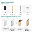 EMKE - EMKE Sèche-Serviettes Chauffage Central 1660 x 600 mm 1075W – Radiateur Salle de Bain Eau Chaude, Anthracite - vignette