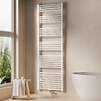 EMKE - EMKE Sèche-serviette eau chaude, Radiateur sèche-serviettes raccordement central Blanc 180x60cm 860Watts - vignette