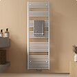 EMKE - EMKE Sèche-serviette eau chaude, Radiateur sèche-serviettes raccordement central Blanc 180x60cm 860Watts - vignette