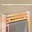 EMKE - EMKE Sèche-serviette eau chaude, Radiateur sèche-serviettes raccordement central Blanc 180x60cm 860Watts - vignette
