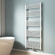 EMKE - EMKE Sèche-serviette eau chaude, Radiateur sèche-serviettes raccordement central Blanc 160x60cm 761Watts - vignette