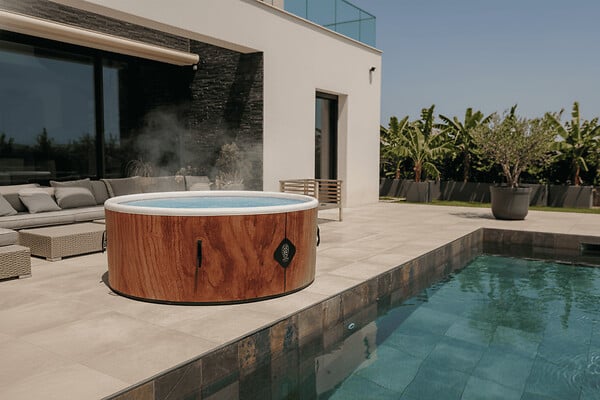 COCO SPA - Coco Spa Tahiti | 180 Cm De Diamètre | 1100 Litres | Moteur 2240 W | Jusqu'à 6 Personnes - large
