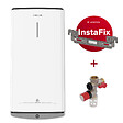ARISTON - Chauffe-eau électrique Plat 80 l Ariston VELIS DUNE + Kit installation - vignette