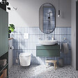 GROHE - Pack WC suspendu sans bride Start Round  + abattant frein de chute + Bâti-support autoportant + Plaque blanc alpin - vignette