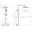 JACOB DELAFON - Colonne de douche thermostatique Métro - vignette