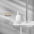 EMKE - EMKE Colonne de Douche avec douche theramostat 38 °C à Grande douche de tête et douchette multimode, Cercle, chromé - vignette