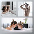 EMKE - EMKE Système de Douche avec Thermostat, Chrome, Éclairage LED, Ensemble Douche à Effet Pluie avec 3 Modes de Jet, avec Bec de Sortie Inférieur - vignette