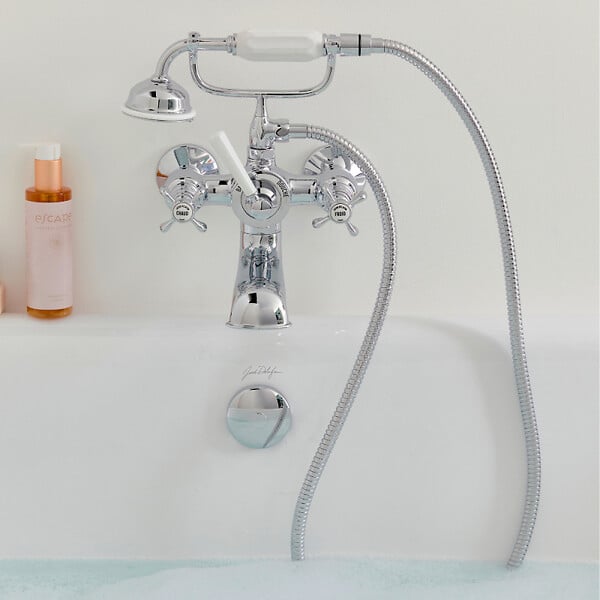 JACOB DELAFON - Flexible anti torsion 175 cm métal chrome - large
