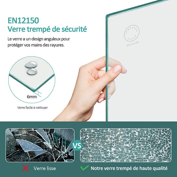 EMKE - EMKE Pare-Baignoire 100 x 140 cm – Paroi de Douche Pliable en Verre Trempé 6 mm avec Revêtement Nano, Pivotante 180°, Profilé Chromé - large