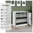 TECTAKE - Armoire métallique à dossiers 3 étagères 90x40x90cm gris - vignette
