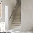 AICA SANITAIRE - Main courante - En acier inoxydable 304 - 180cm - Rampe escalier mural avec embouts - Pour intérieur et extérieur - Avec supports muraux - vignette