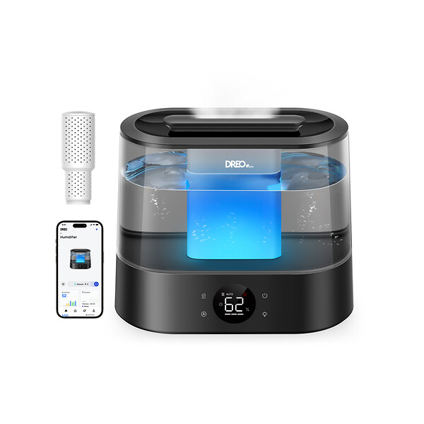 DREO - Humidificateur DREO 420S 4L silencieux avec autonomie 30H - large