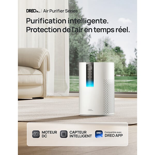 DREO - Purificateur d’air Dreo Macro AP605S Multi-couche HEPA - large