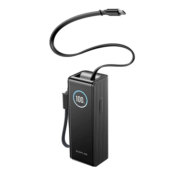 ECOFLOW - EcoFlow RAPID Power Bank 25K - 170W, câbles intégrés, écran intelligent - large