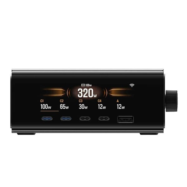 ECOFLOW - EcoFlow RAPID Pro Desktop Charger - 320W, 5 ports, GaN, ultra-rapide - large