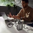 ECOFLOW - EcoFlow RAPID Pro Charger 140W - Chargeur GaN 4 ports, compact et puissant - vignette