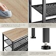 TECTAKE - Étagère à chaussures NEWPORT 80,5x30,5x72,5cm Bois clair industriel, Chêne Sonoma - vignette