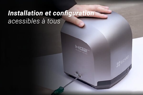 EZVIZ - Motorisation portail coulissant - Kit HG2 600 Pro - 600 kg - large