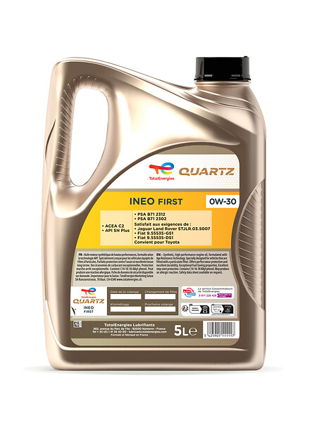 TOTALENERGIES - Quartz Ineo First 0W-30 5L - large
