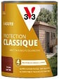 V33 BOIS - Lasure Protection Classique 4 ans acajou 0,75 L - vignette