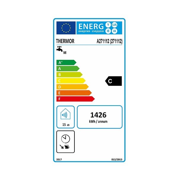 THERMOR - Chauffe-eau électrique vertical mural DURALIS ACI hybride 150L - THERMOR - 271083 - large