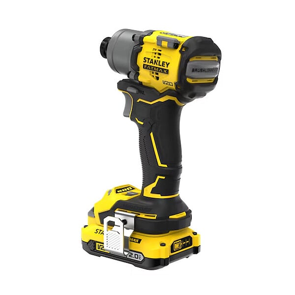 STANLEY Fatmax - Visseuse À Impacts 203 Nm Brushless - Lithium 18V - 1 Batterie 2 Ah En Kit Prostack - SFMCF830D1T-QW STANLEY FATMAX V20 - large