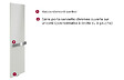 THERMOR - Radiateur sèche serviettes - Toscane - Eau chaude - 742W - Blanc granit - vignette