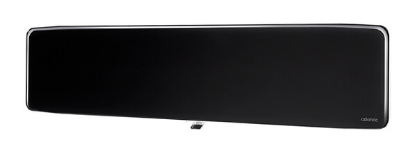 ATLANTIC - Radiateur verre connecté Verali plinthe 1500W noir brillant - ATLANTIC - 507664 - large