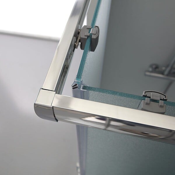 KIAMAMI VALENTINA - Cabine De Douche 80X80 Carrée Verre Opaque 6 Mm | Giada - large