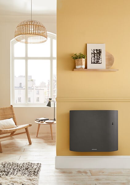 ATLANTIC - Radiateur connecté Divali Néo horizontal 750W Gris étoilé - ATLANTIC - 507676 - large