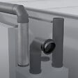 AXELAIR - Prise d’air façade inox - Ø 160 mm- réf : PAFI160 - AXELAIR VENTILATION - vignette