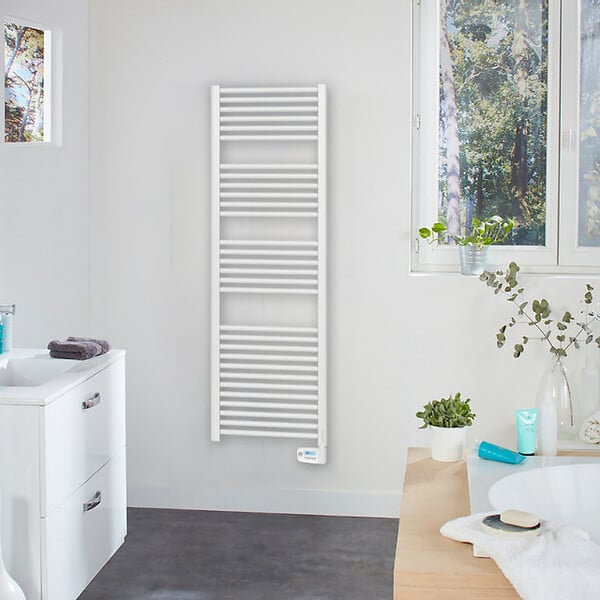 ATLANTIC - Radiateur sèche-serviettes digital détection Lunis 500W blanc - ATLANTIC - 850576 - large