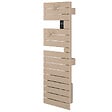 ATLANTIC - Sèche-serviettes connecté Nefertiti étroit mât droite 500W beige - ATLANTIC - 850644 - vignette