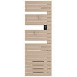 ATLANTIC - Sèche-serviettes connecté Nefertiti avec soufflerie mât à droite 1500W beige - ATLANTIC - 850061 - vignette