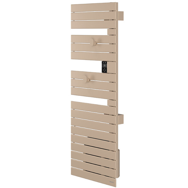 ATLANTIC - Sèche-serviettes connecté Nefertiti avec soufflerie mât à droite 1500W beige - ATLANTIC - 850061 - large