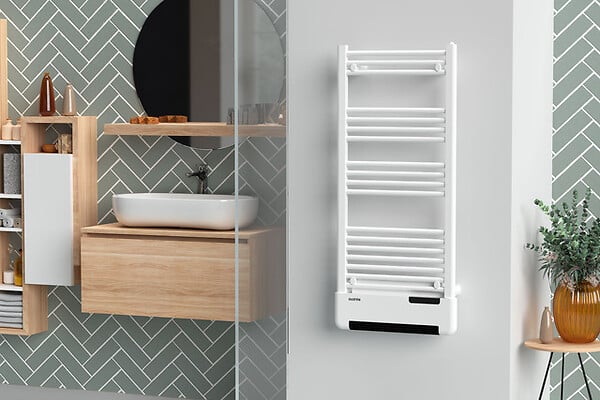 ROINTE - Sèche-serviette MILANO soufflant 1500W Blanc - ROINTE - TMILN50B115 - large