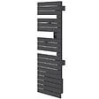 ATLANTIC - Sèche-serviettes connecté Nefertiti mât à gauche 500W anthracite - ATLANTIC - 850022 - vignette