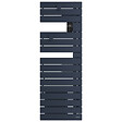 ATLANTIC - Sèche-serviettes connecté Nefertiti étroit avec soufflerie mât gauche 1600W bleu profond - ATLANTIC - 850601 - vignette