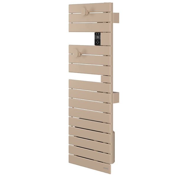 ATLANTIC - Sèche-serviettes connecté Nefertiti étroit mât gauche 600W beige - ATLANTIC - 850626 - large