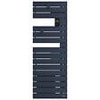 ATLANTIC - Sèche-serviettes connecté Nefertiti étroit avec soufflerie mât droite 1500W bleu profond - ATLANTIC - 850096 - vignette