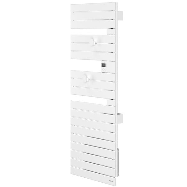 ATLANTIC - Sèche-serviettes connecté Nefertiti avec soufflerie mât à droite 1500W blanc brillant - ATLANTIC - 850051 - large
