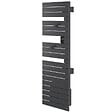 ATLANTIC - Sèche-serviettes connecté Nefertiti avec soufflerie mât à droite 1750W graphite - ATLANTIC - 850083 - vignette