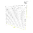 DECOCLIM - Face dos pour cache en aluminium ivoire clair taille XL - DECOCLIM - 23AXL1015-DOS - vignette