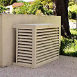 DECOCLIM - Cache unité extérieure en aluminium ivoire clair taille S - DECOCLIM - 23AS1015 - vignette